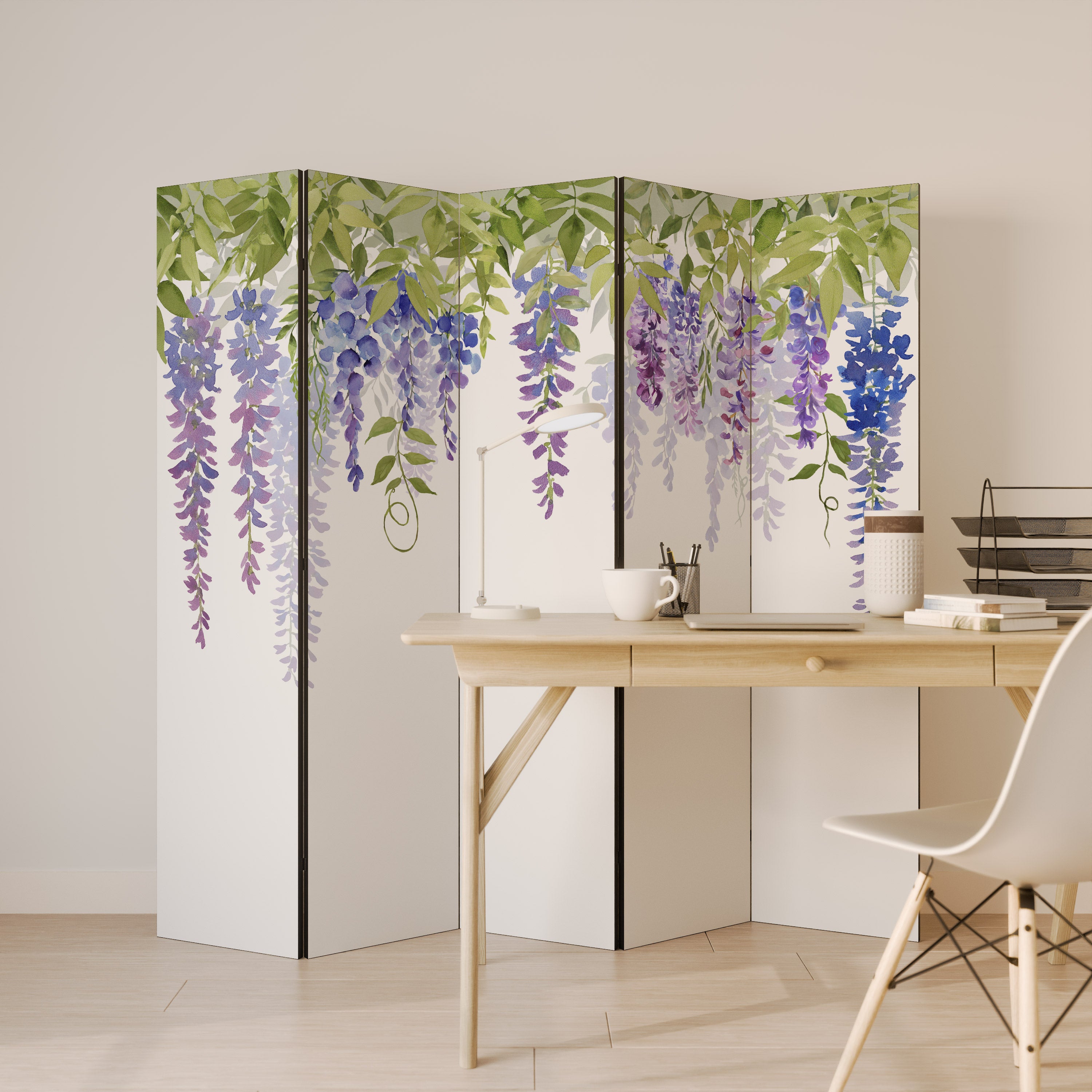 BOTANICAL BREEZE 5-Panel Room Divider