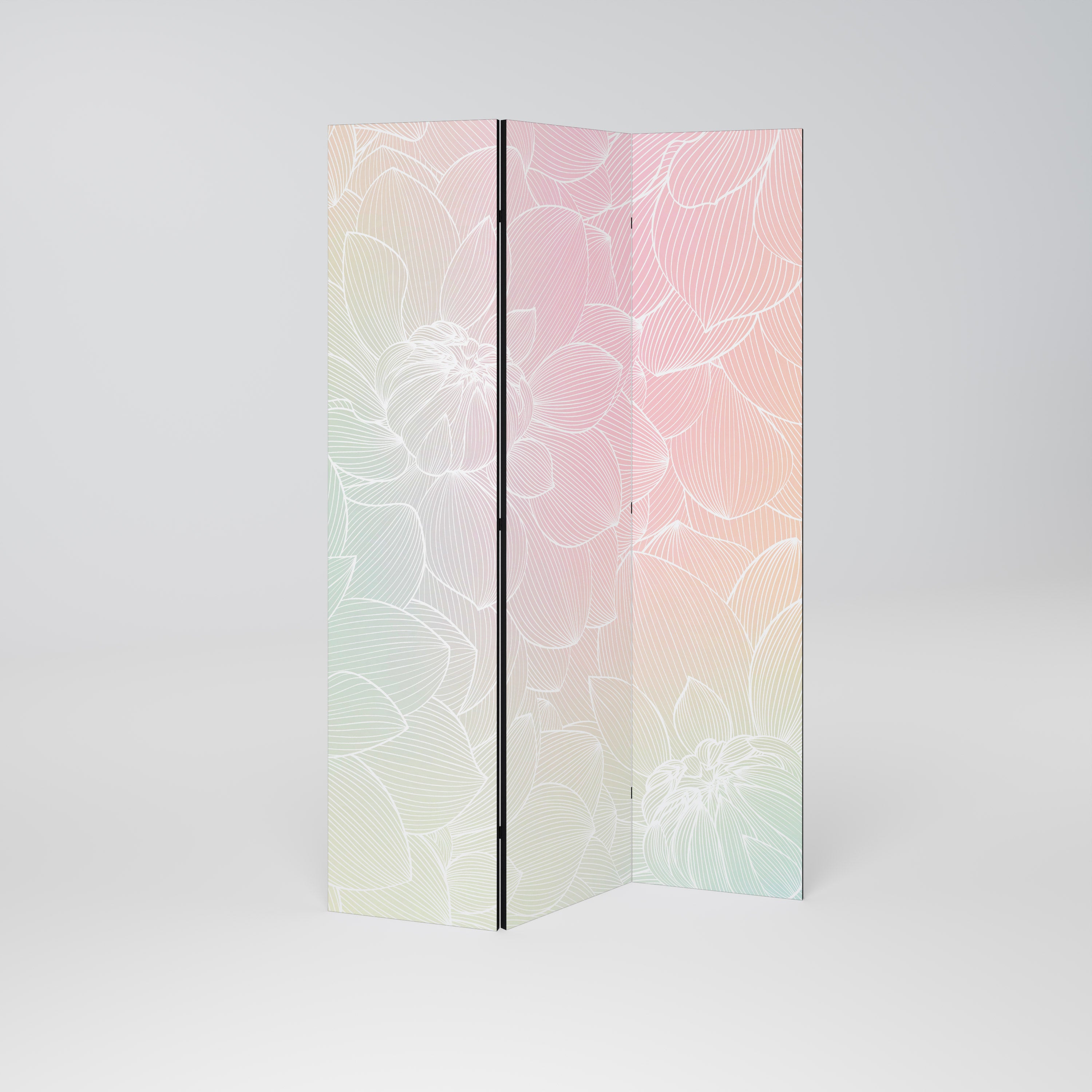 ELEGANT FLORAL FUSION Παραβάν με 3 πάνελ