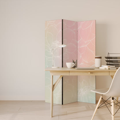 ELEGANT FLORAL FUSION Παραβάν με 3 πάνελ
