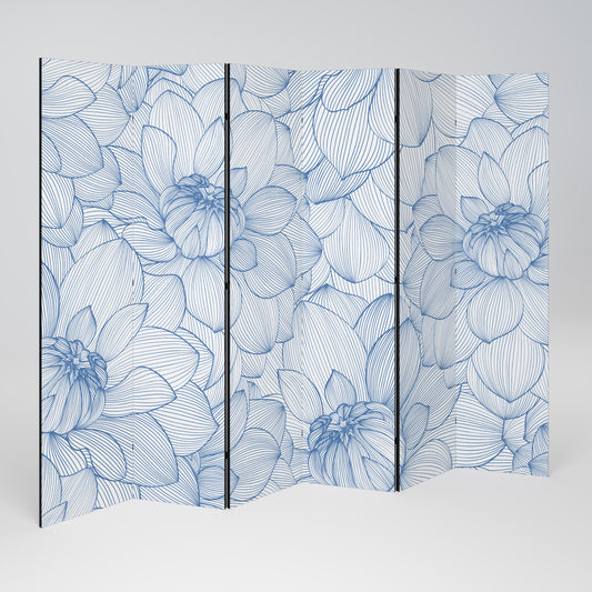 LUSH LINEAR BLOOMS Παραβάν με 6 πάνελ