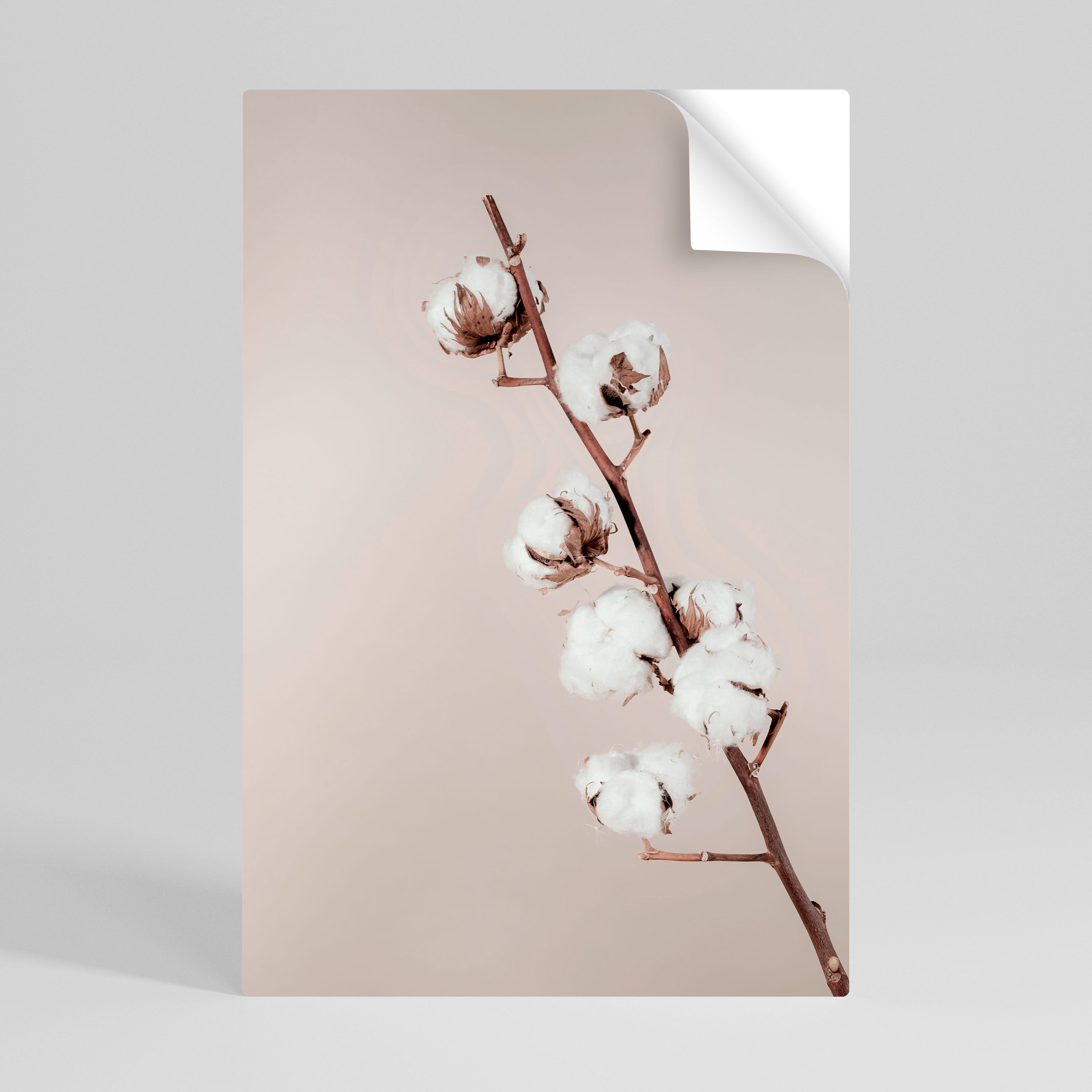 COTTON CLOUDS IN BALANCE Peel and Stick Vertical Poster