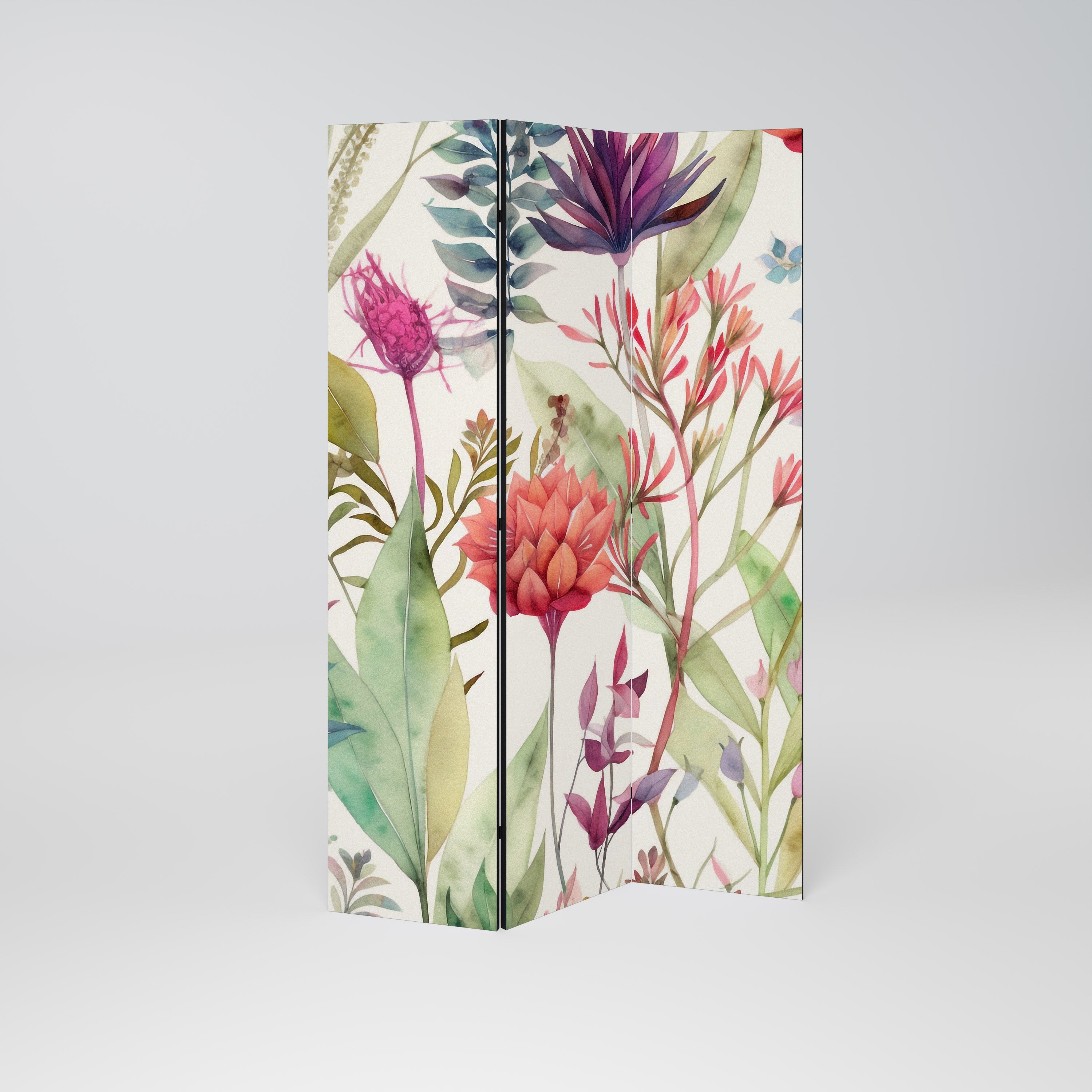 HERBAL FIESTA Decorative 3-Panel Room Divider