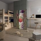 HERBAL FIESTA 3-Panel Room Divider
