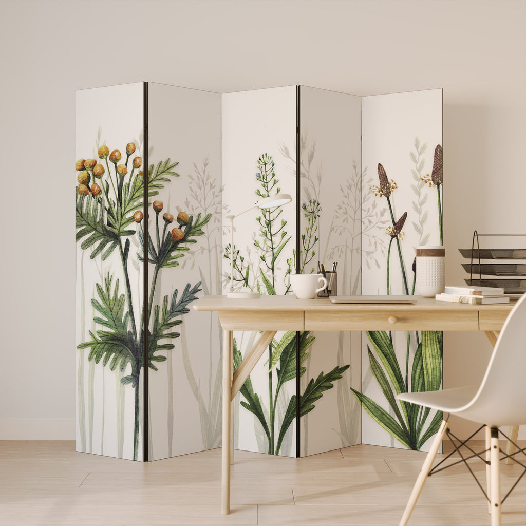 HERBAL DREAM 5-Panel Room Divider
