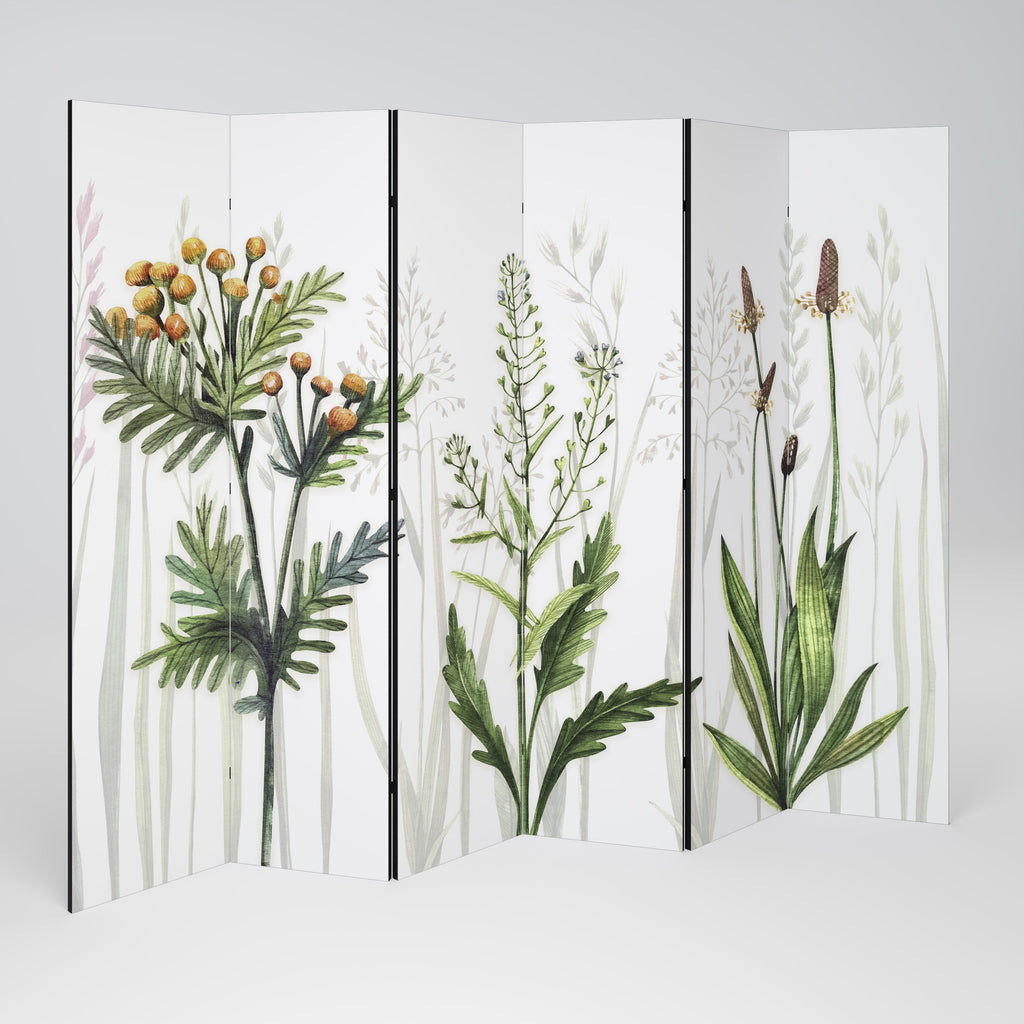 HERBAL DREAM Decorative 6-Panel Room Divider