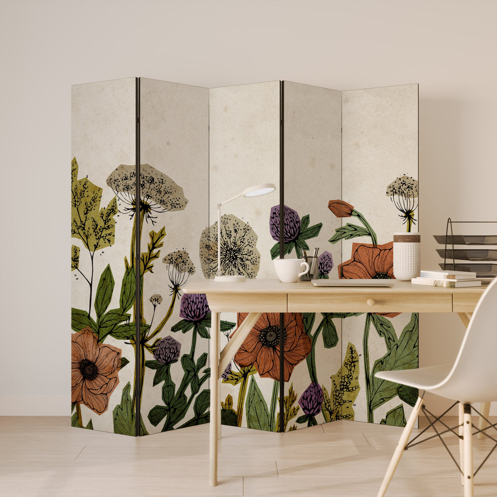 SPROUT ELEGANCE Διακοσμητικό διαχωριστικό δωματίου 5 πάνελ