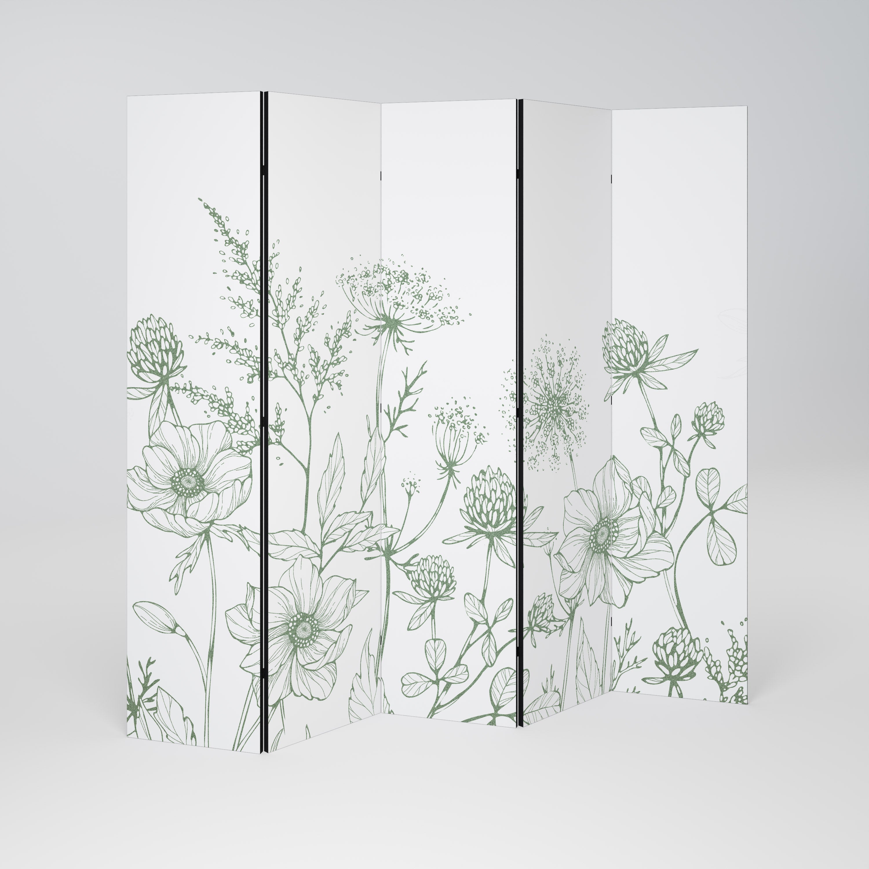 WILDER BEAUTY 5-Panel Room Divider