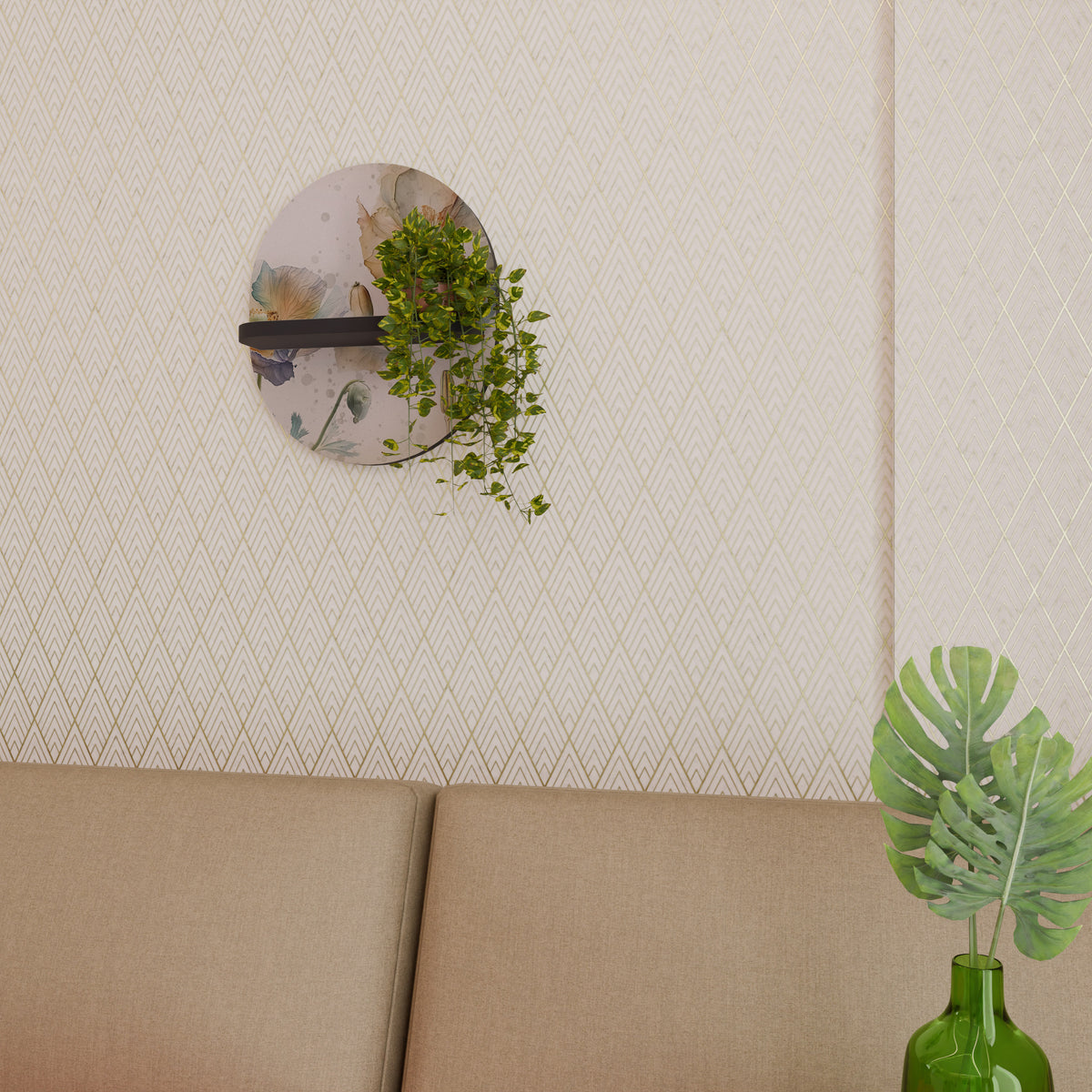 SOFTEN POPPY Διακοσμητικό Ράφι Art Shelf