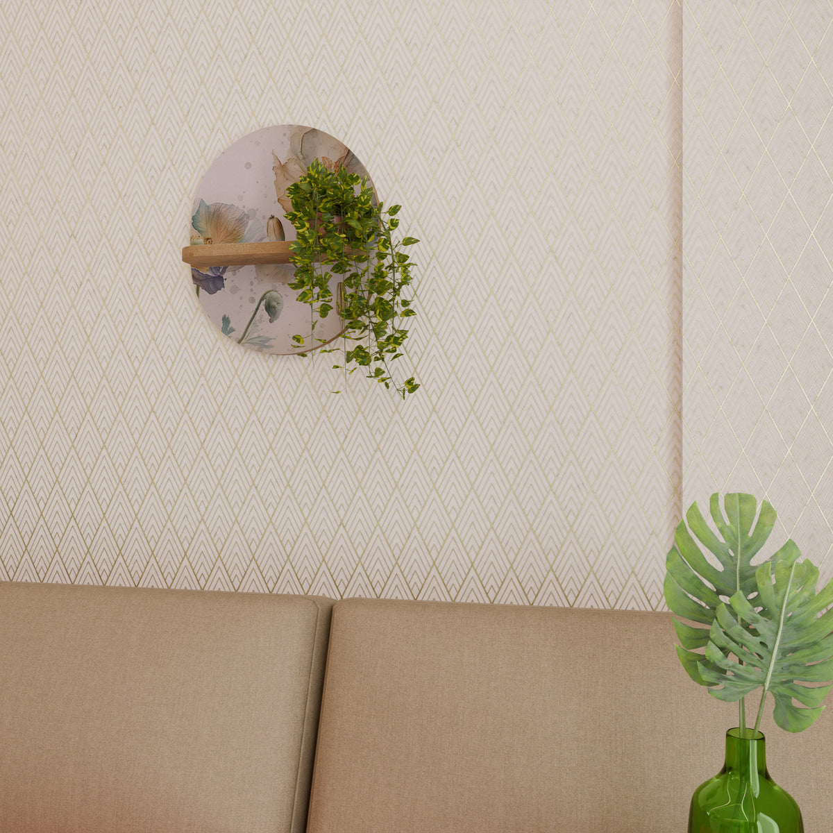 SOFTEN POPPY Διακοσμητικό Ράφι Art Shelf