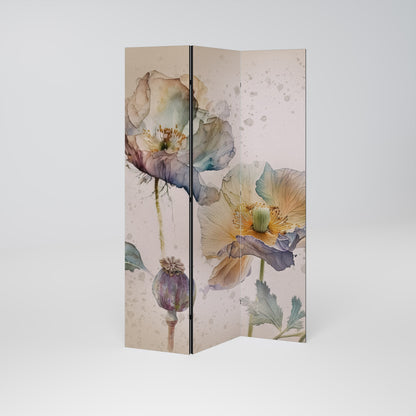 SOFTEN POPPY Παραβάν με 3 πάνελ