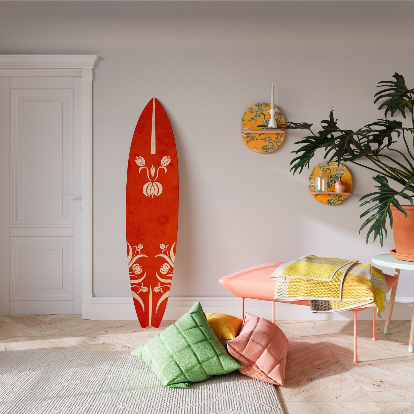 FLOWERY ORNATE Διακοσμητική σανίδα Surf