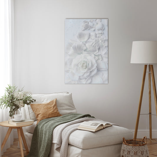 ELEGANCE IN CLARITY Vertical Canvas Print
