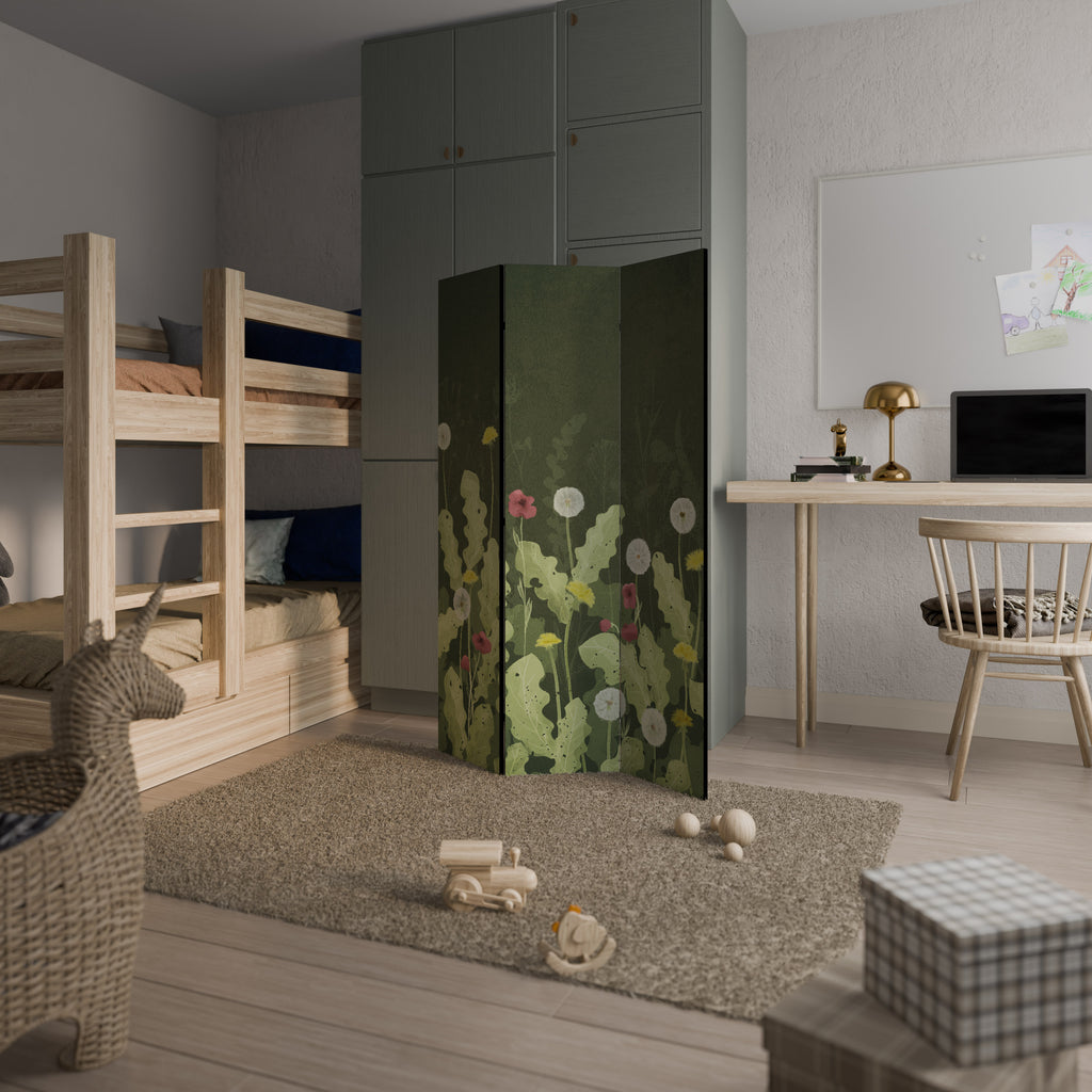 DANDELION AMUSE 3-Panel Room Divider