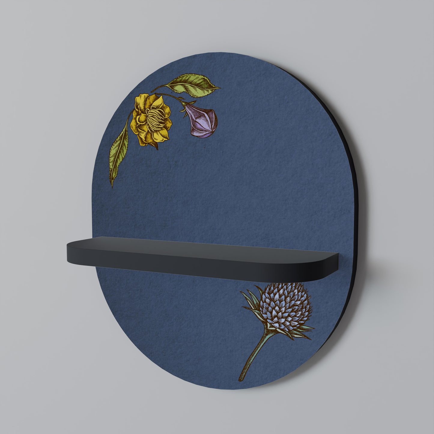 MIDNIGHT FLORA Διακοσμητικό Ράφι Art Shelf