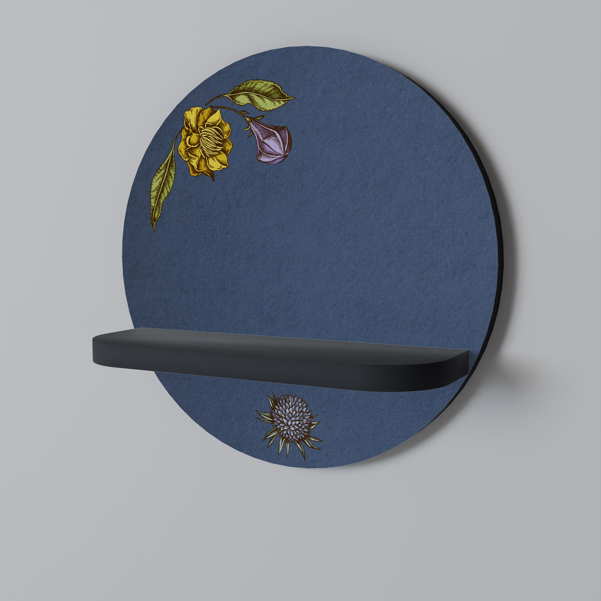 MIDNIGHT FLORA Διακοσμητικό Ράφι Art Shelf