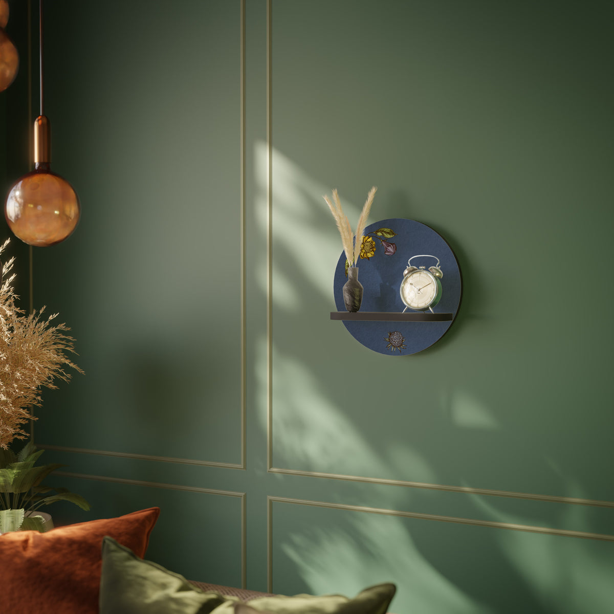 MIDNIGHT FLORA Διακοσμητικό Ράφι Art Shelf