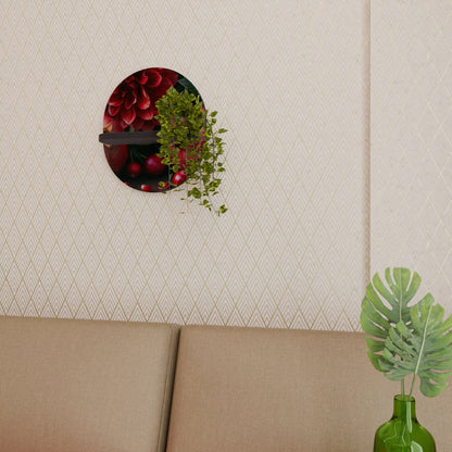 DAHLIAS AND POMEGRANATES Art Shelf