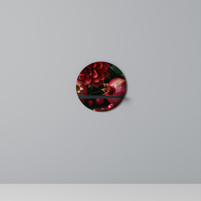 DAHLIAS AND POMEGRANATES Art Shelf