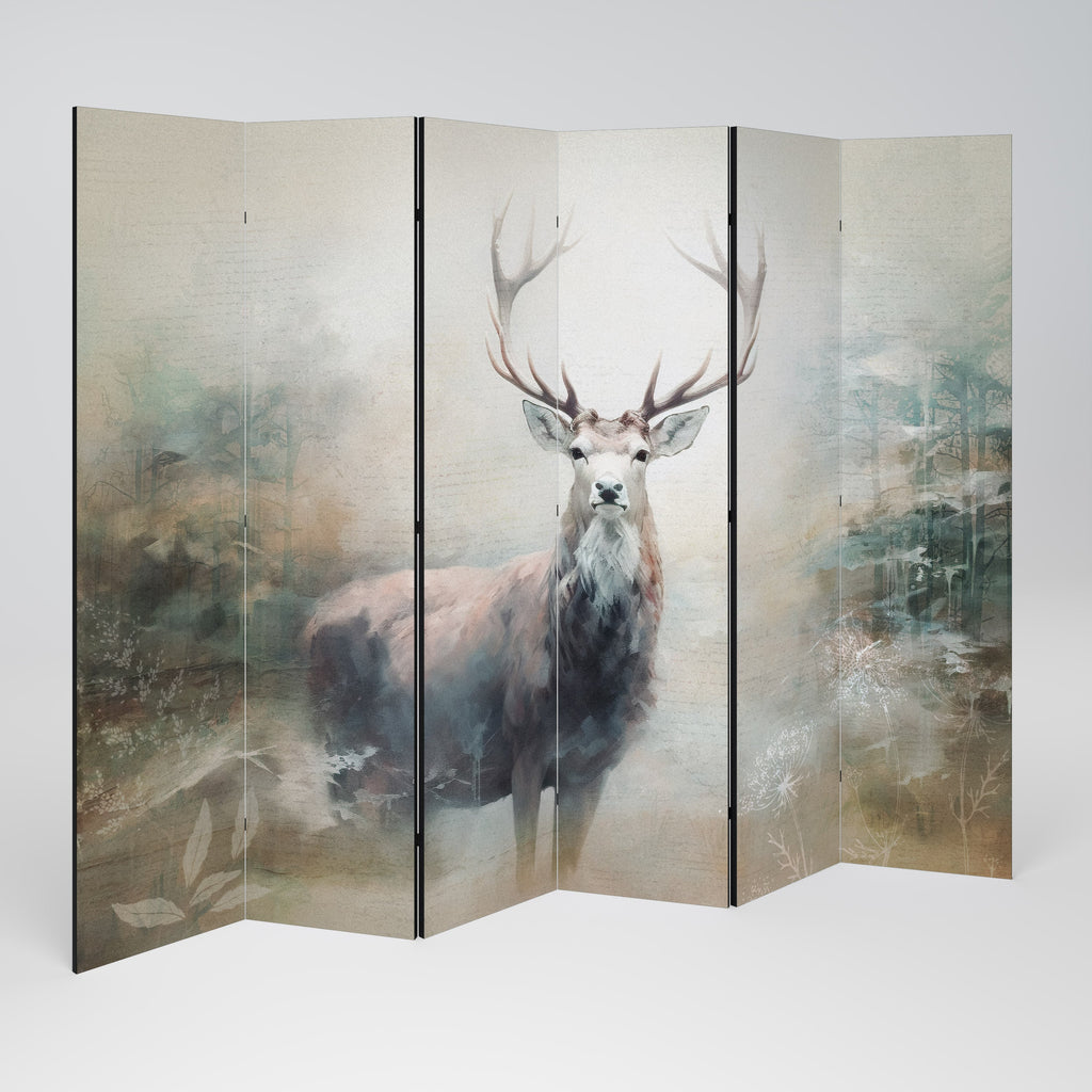 FOREST KING Decorative 6-Panel Room Divider