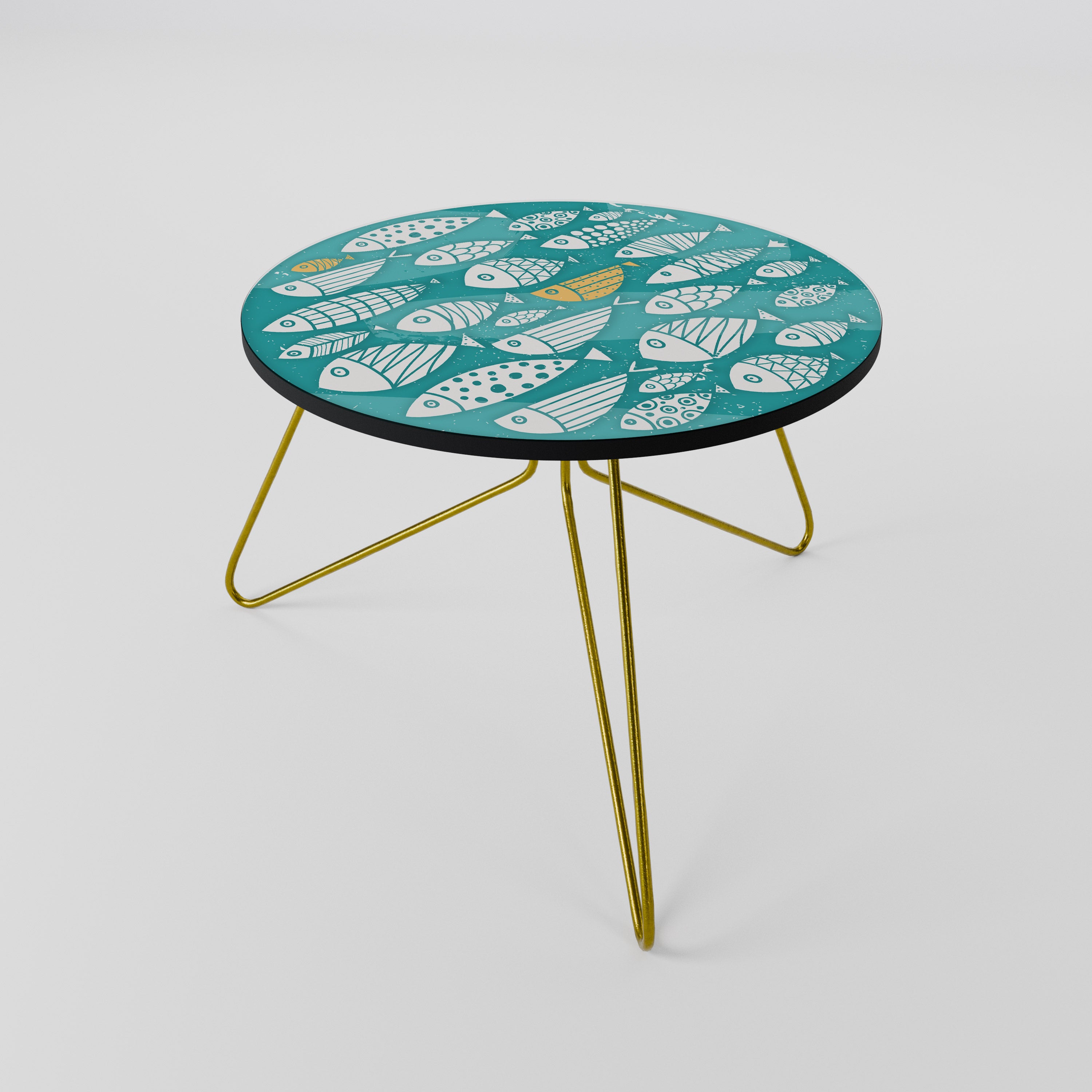 FISHY FOLK ART Τραπεζάκι σαλονιού