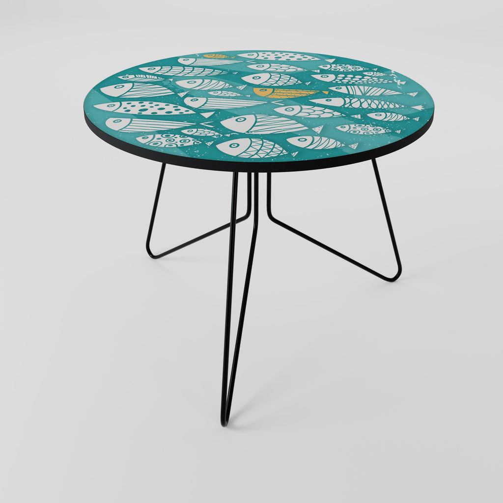 FISHY FOLK ART Τραπεζάκι σαλονιού