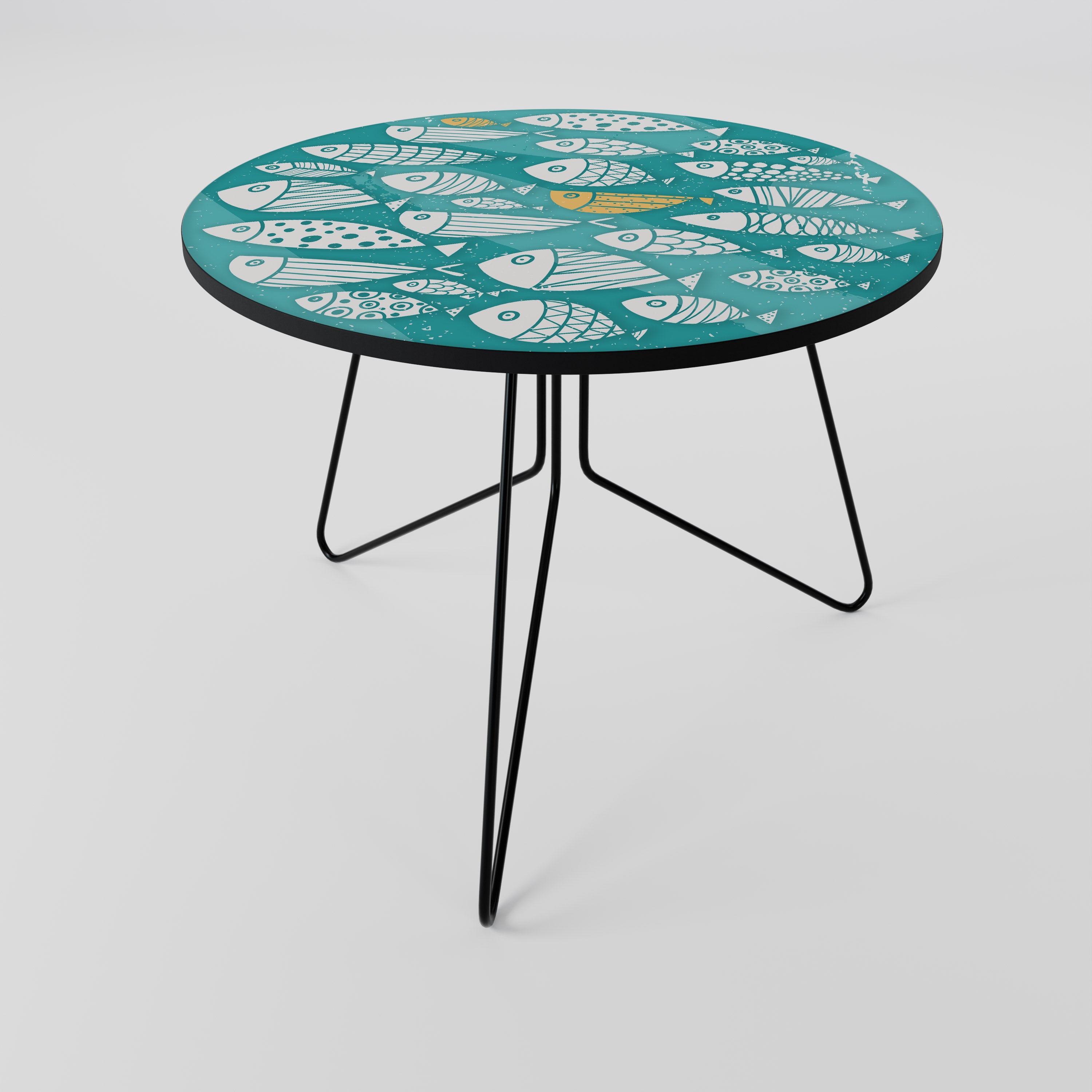 FISHY FOLK ART Τραπεζάκι σαλονιού