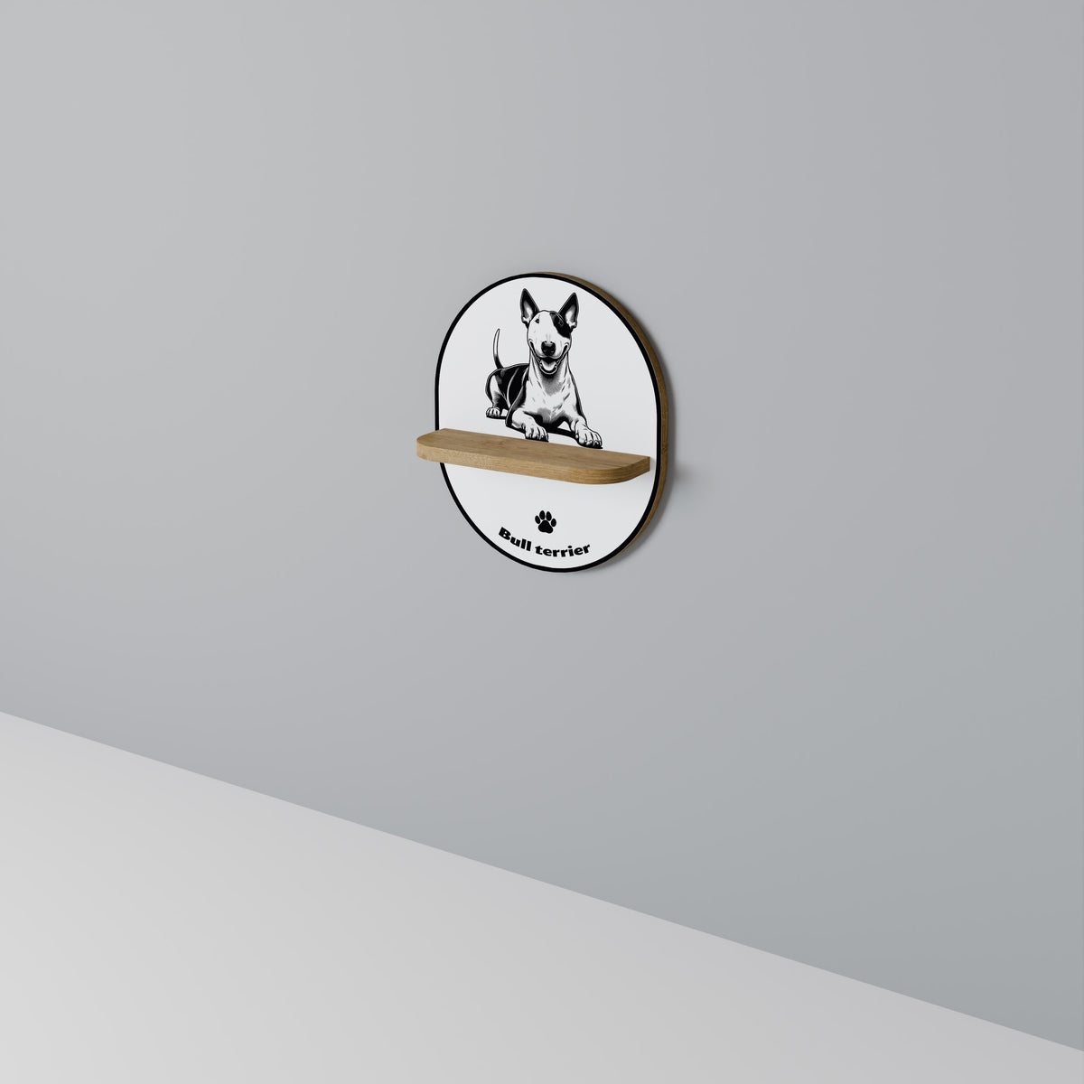BULL TERRIER Διακοσμητικό Ράφι Art Shelf