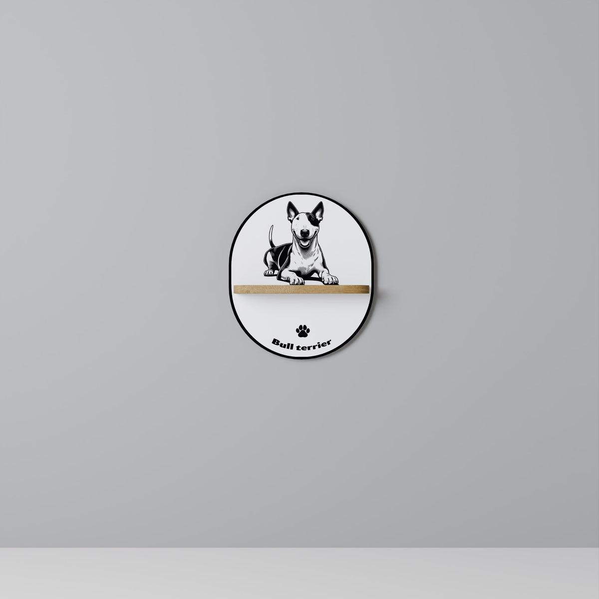 BULL TERRIER Διακοσμητικό Ράφι Art Shelf
