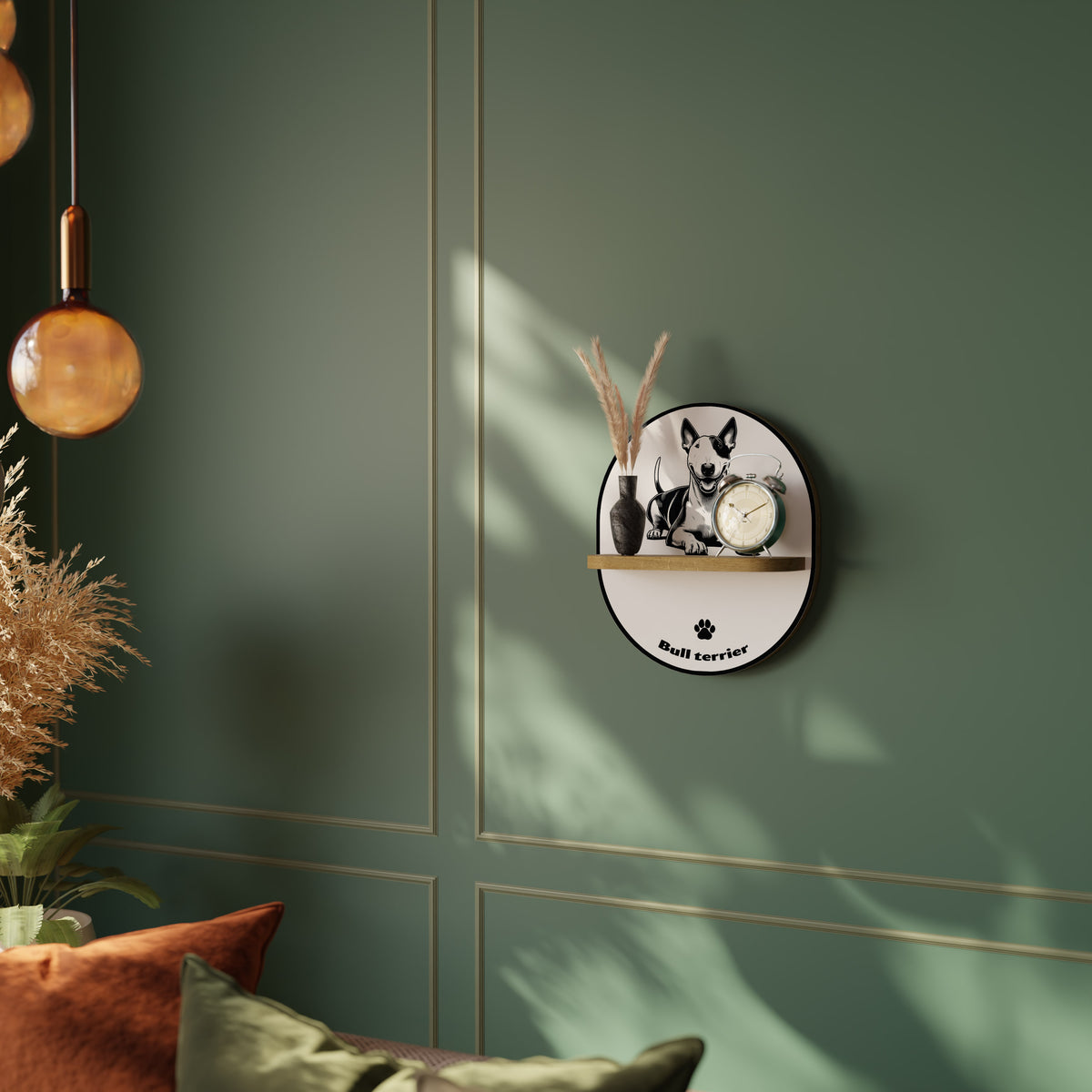BULL TERRIER Διακοσμητικό Ράφι Art Shelf