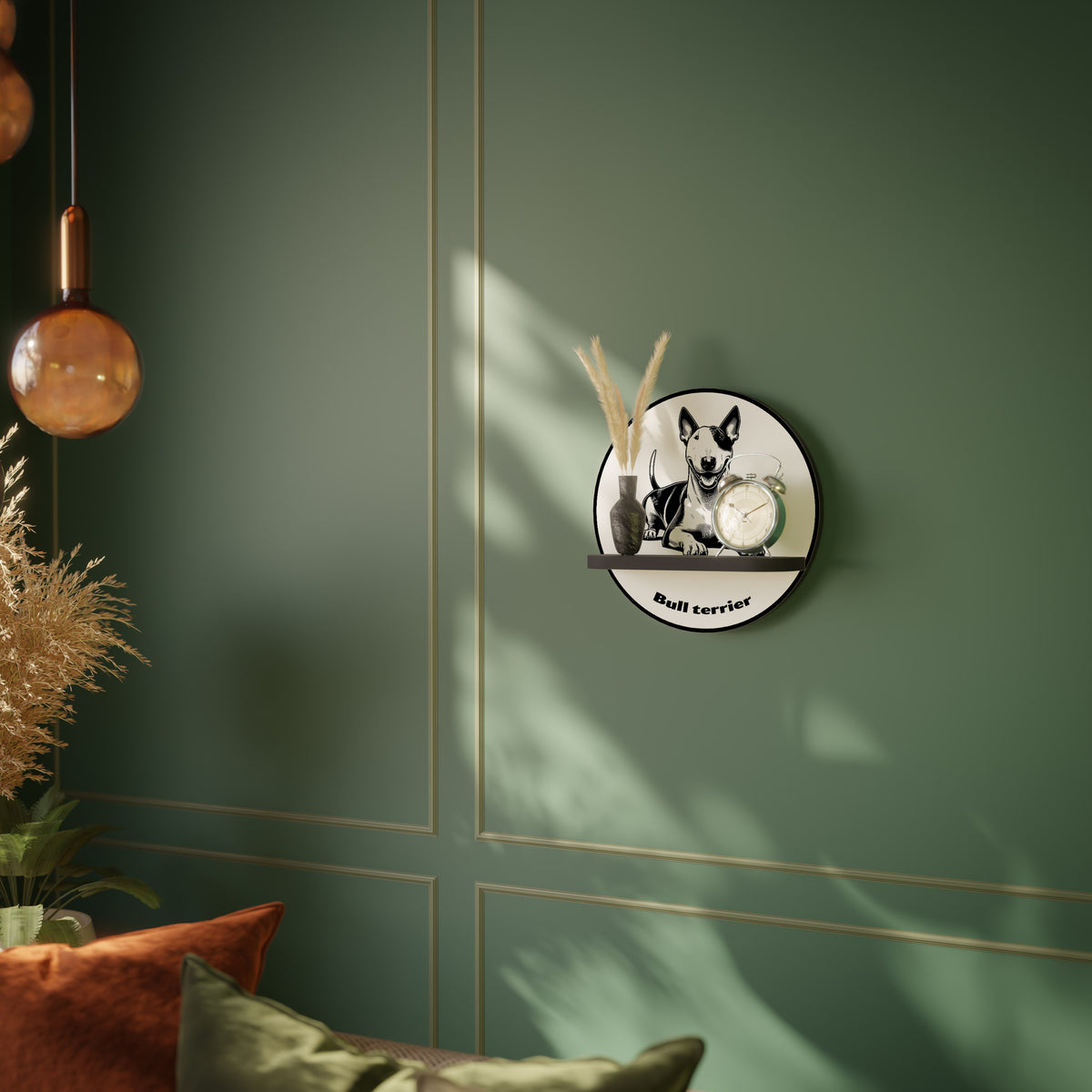 BULL TERRIER Διακοσμητικό Ράφι Art Shelf