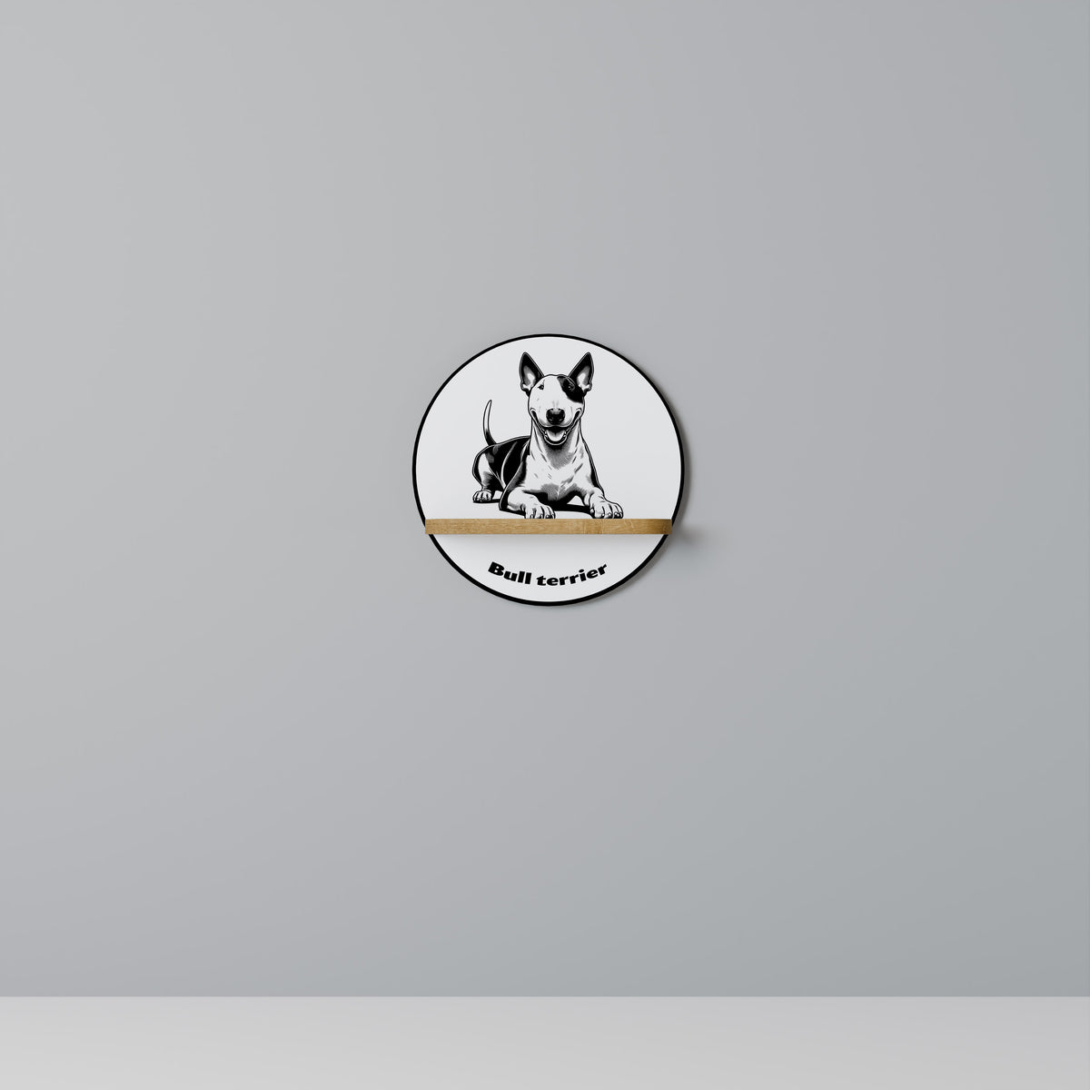 BULL TERRIER Διακοσμητικό Ράφι Art Shelf