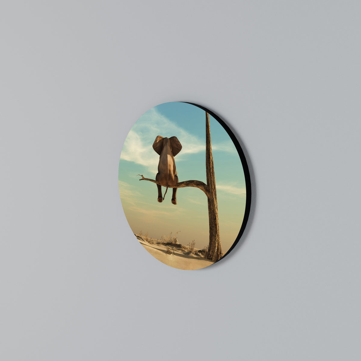 DARE TO DREAM Στρογγυλός πίνακας ζωγραφικής