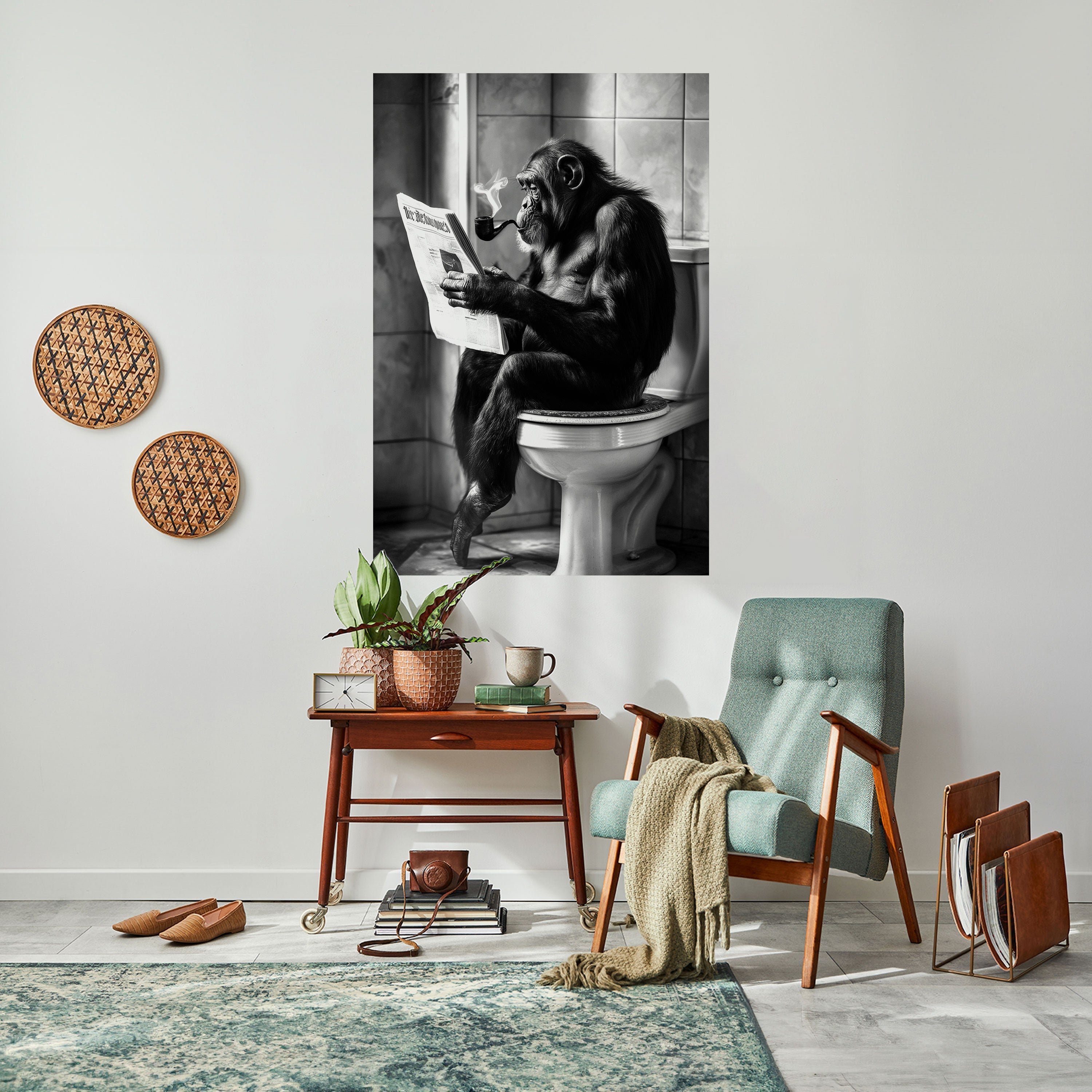 A MOMENT OF CALM Peel and Stick Vertical Poster