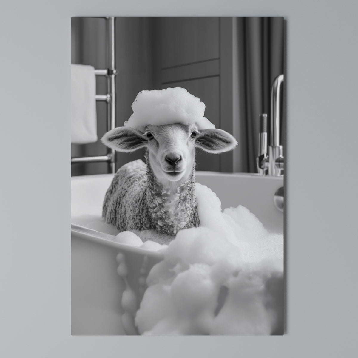 BUBBLE BATH BAA Κατακόρυφος Πίνακας σε Καμβά