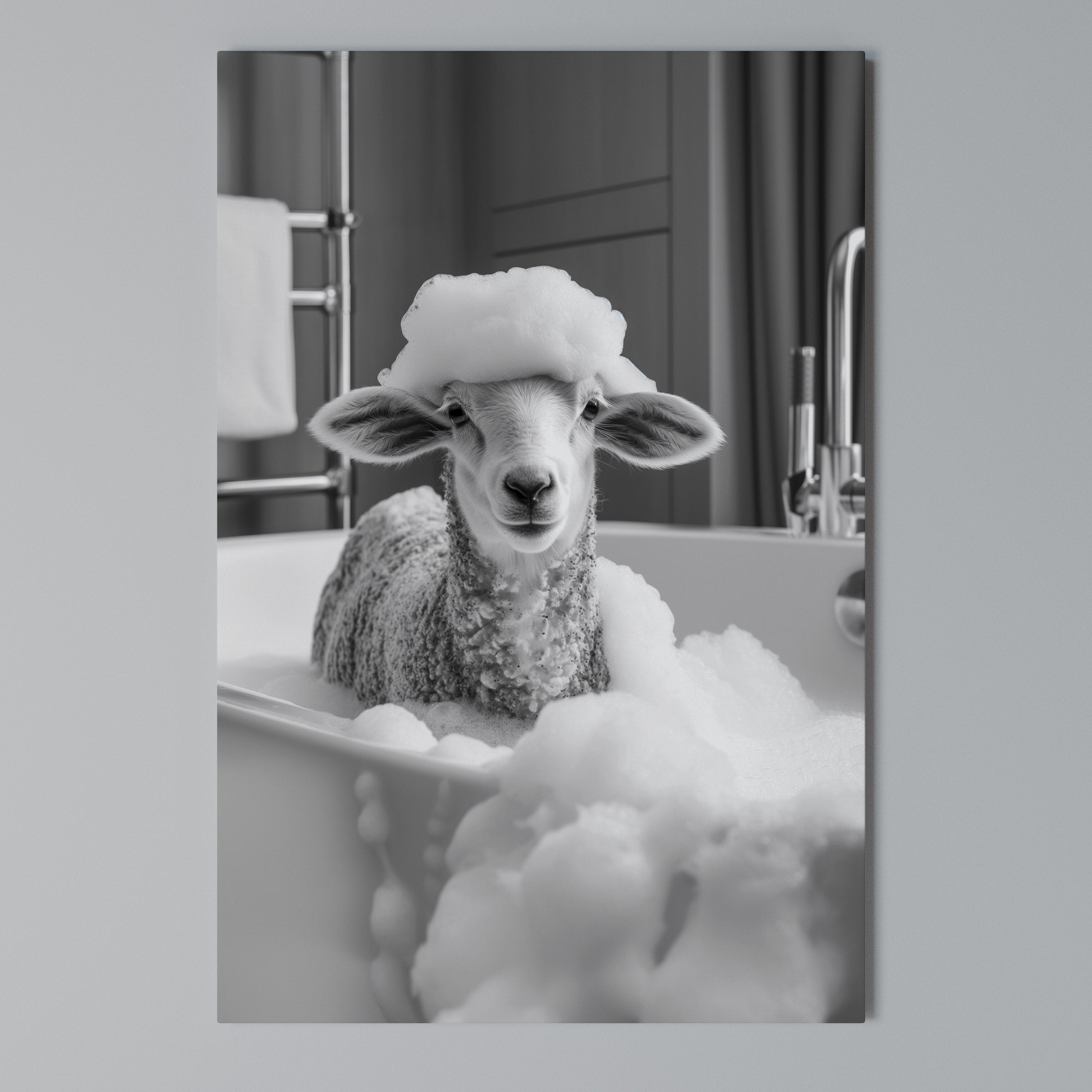BUBBLE BATH BAA Κατακόρυφος Πίνακας σε Καμβά