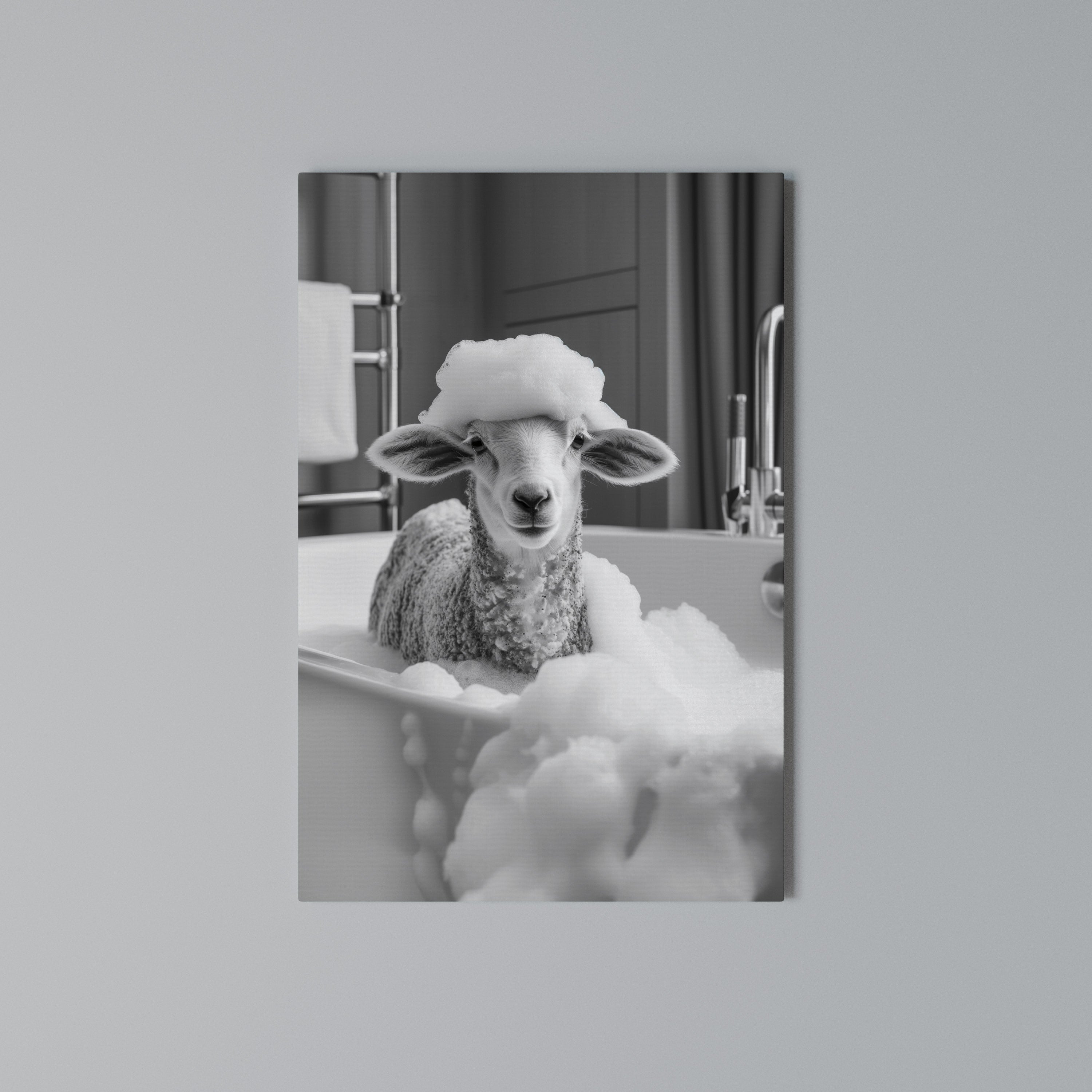 BUBBLE BATH BAA Κατακόρυφος Πίνακας σε Καμβά