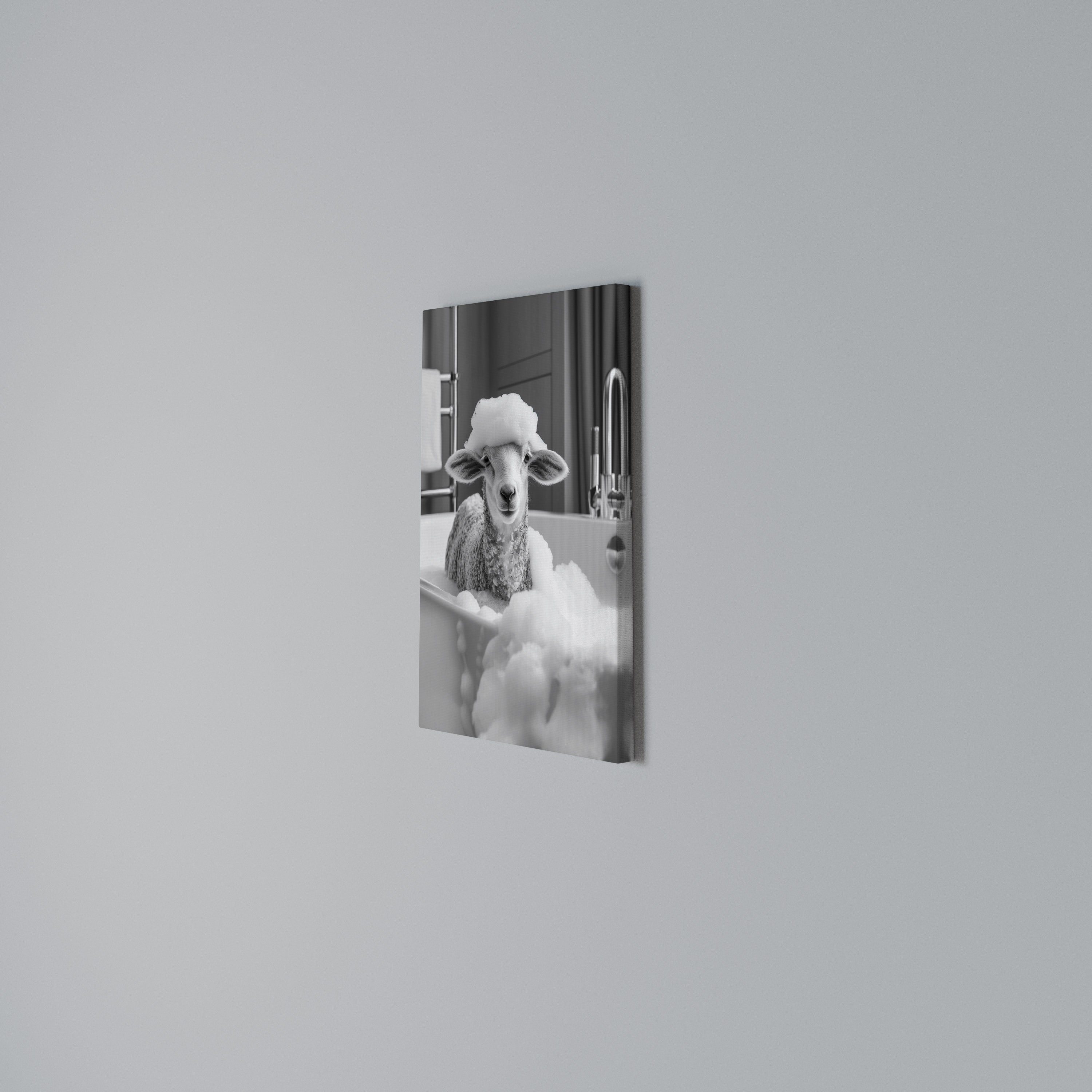 BUBBLE BATH BAA Vertical Canvas Print