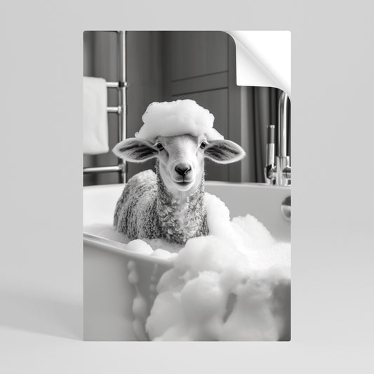 BUBBLE BATH BAA Αυτοκόλλητη Αφίσα κάθετη