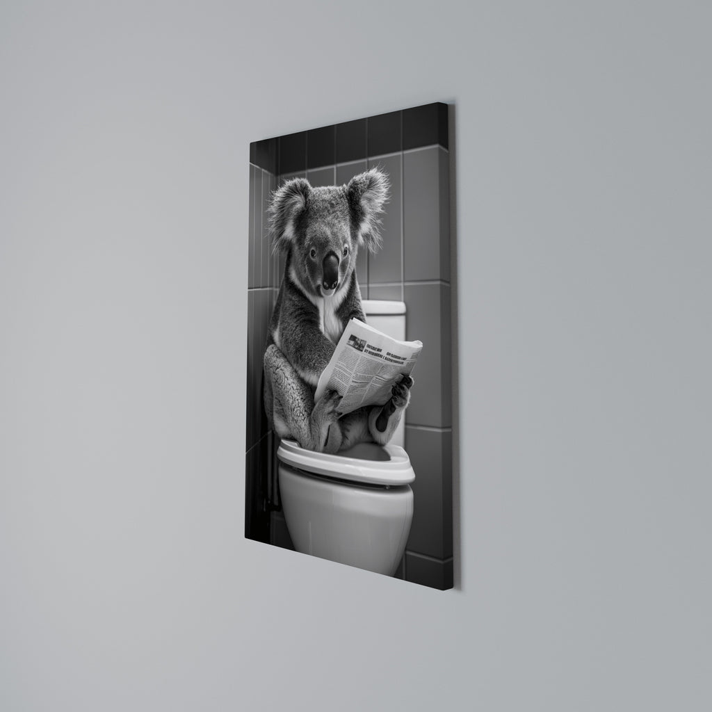 TOILET TIME TALES Κατακόρυφος Πίνακας σε Καμβά