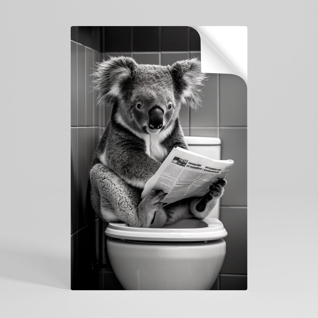 TOILET TIME TALES Αφίσα με κόλλα και κολλήματα κάθετης γραμμής