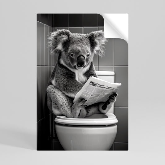 TOILET TIME TALES Αυτοκόλλητη Αφίσα κάθετη