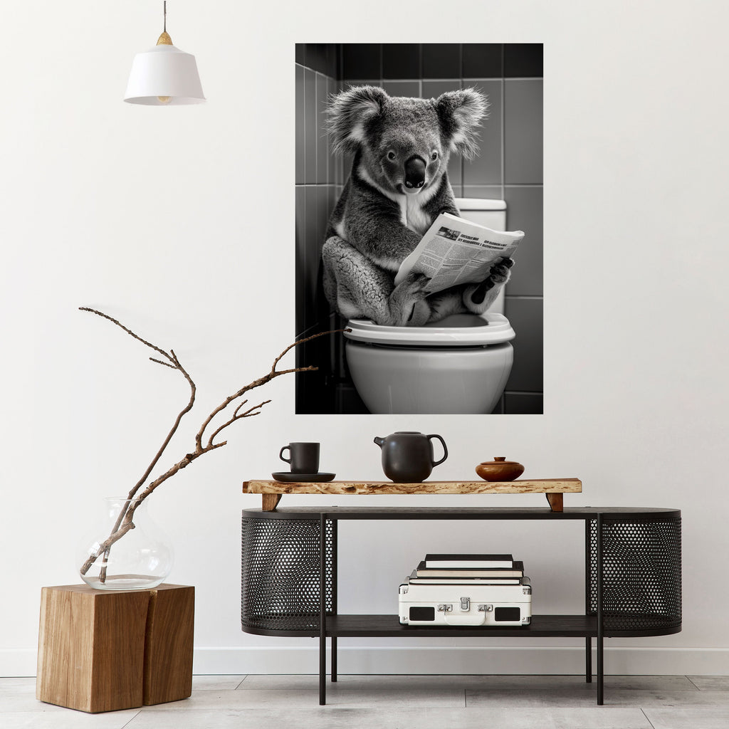 TOILET TIME TALES Αφίσα με κόλλα και κολλήματα κάθετης γραμμής