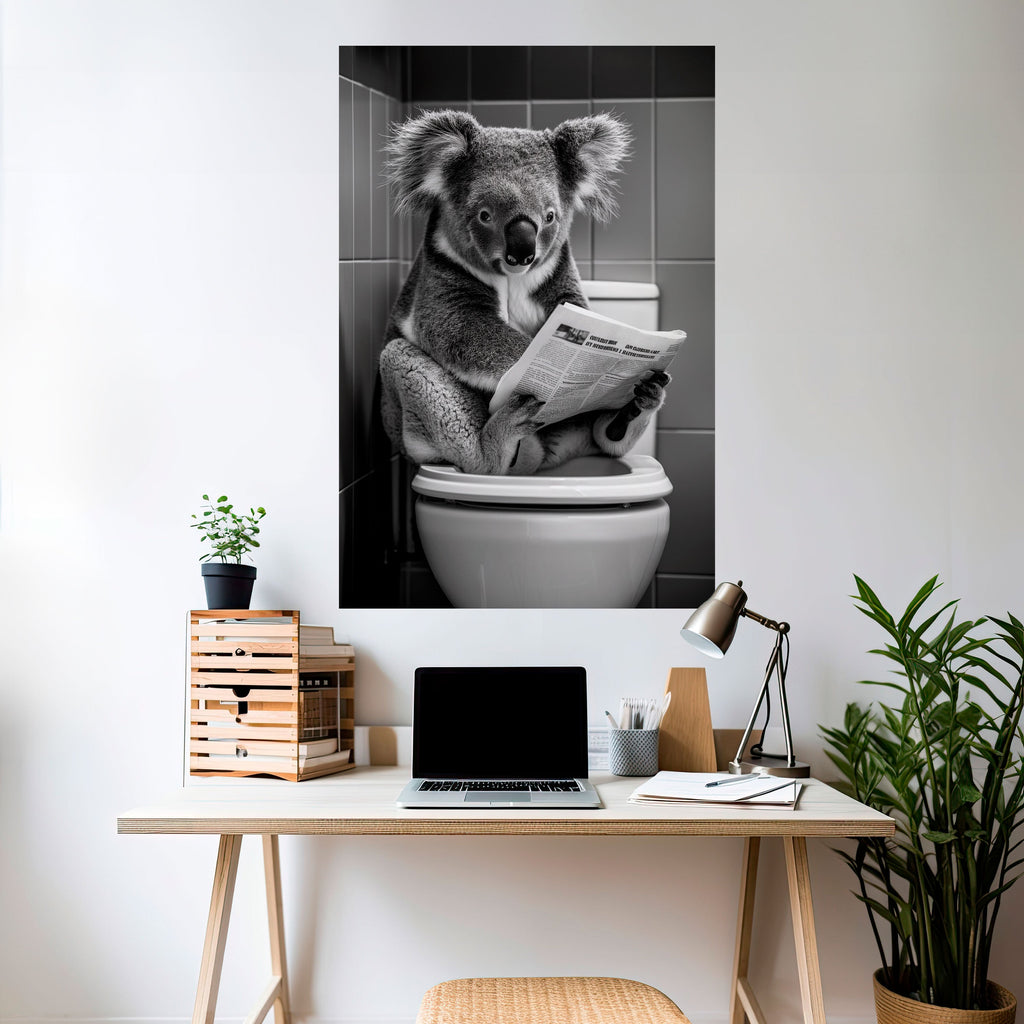 TOILET TIME TALES Αφίσα με κόλλα και κολλήματα κάθετης γραμμής