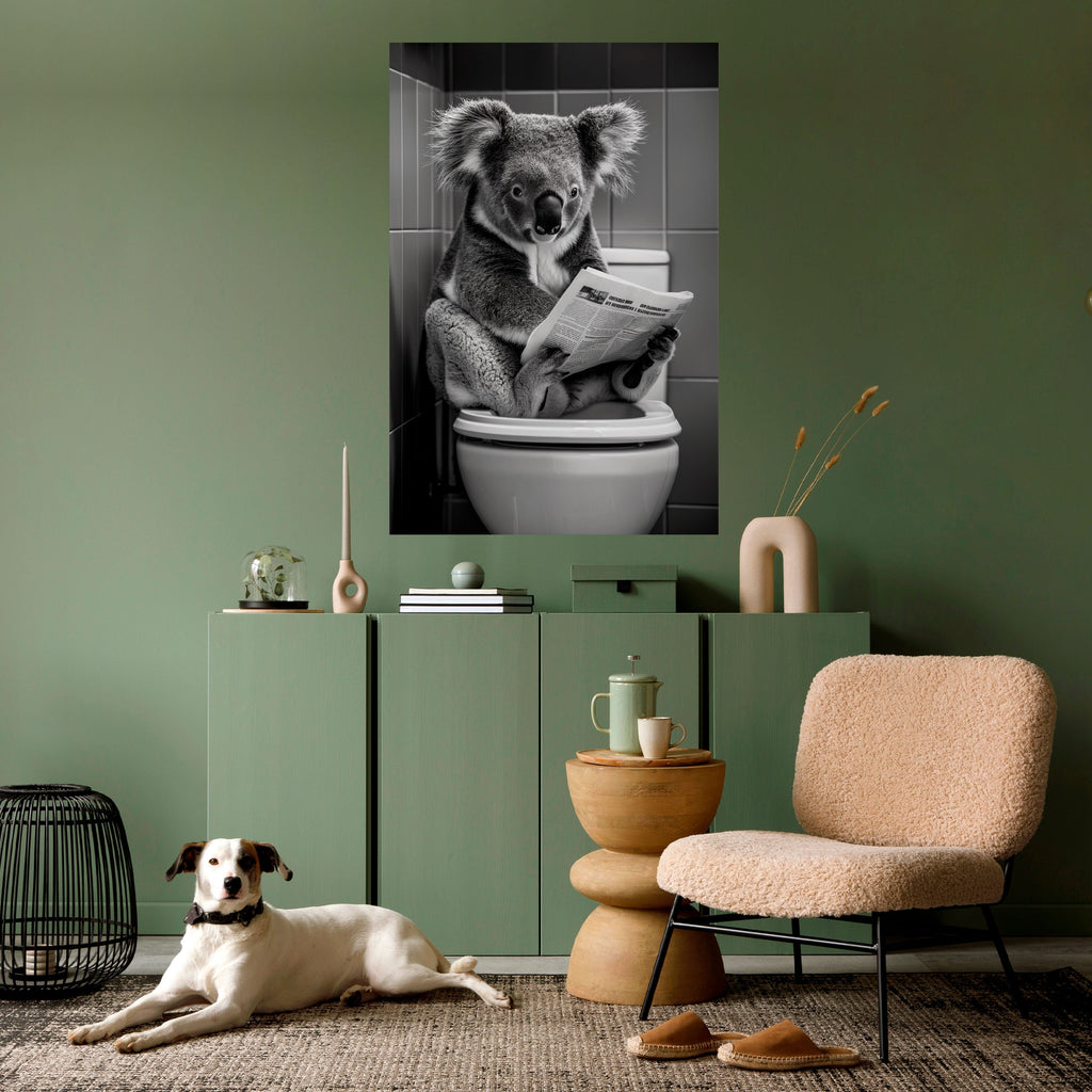 TOILET TIME TALES Αφίσα με κόλλα και κολλήματα κάθετης γραμμής