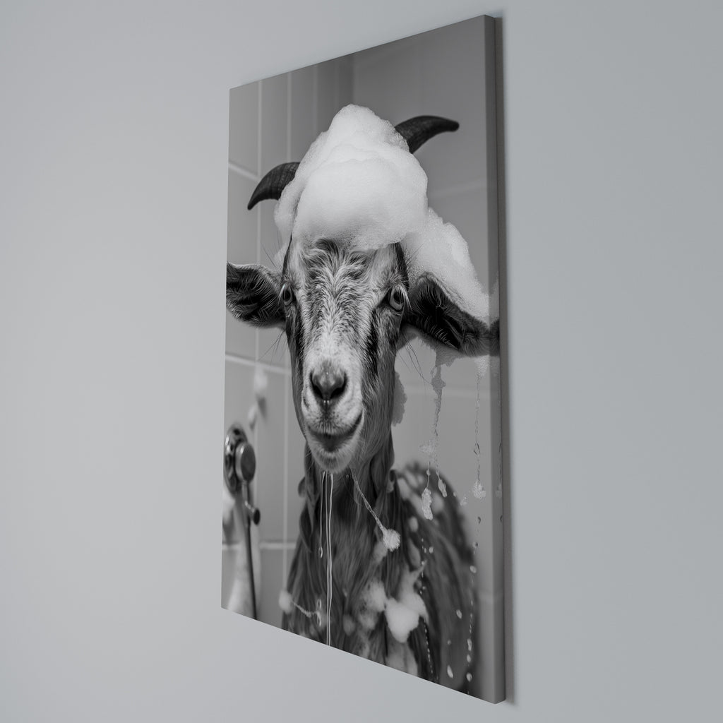SOAPY GOAT GIGGLES Κατακόρυφος Πίνακας σε Καμβά