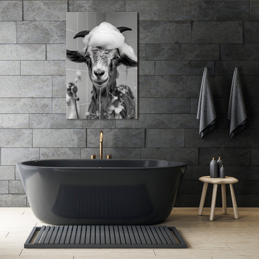 SOAPY GOAT GIGGLES Κατακόρυφος Πίνακας σε Καμβά