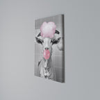 BUBBLEGUM BOVINE BLISS Κατακόρυφος Πίνακας σε Καμβά