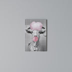 BUBBLEGUM BOVINE BLISS Κατακόρυφος Πίνακας σε Καμβά