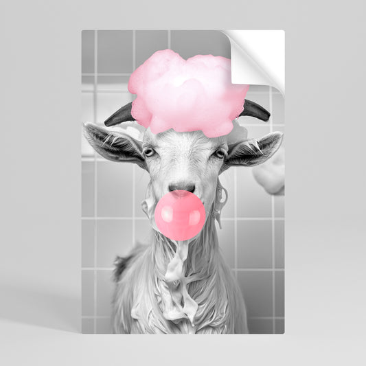 BUBBLEGUM BOVINE BLISS Αυτοκόλλητη Αφίσα κάθετη