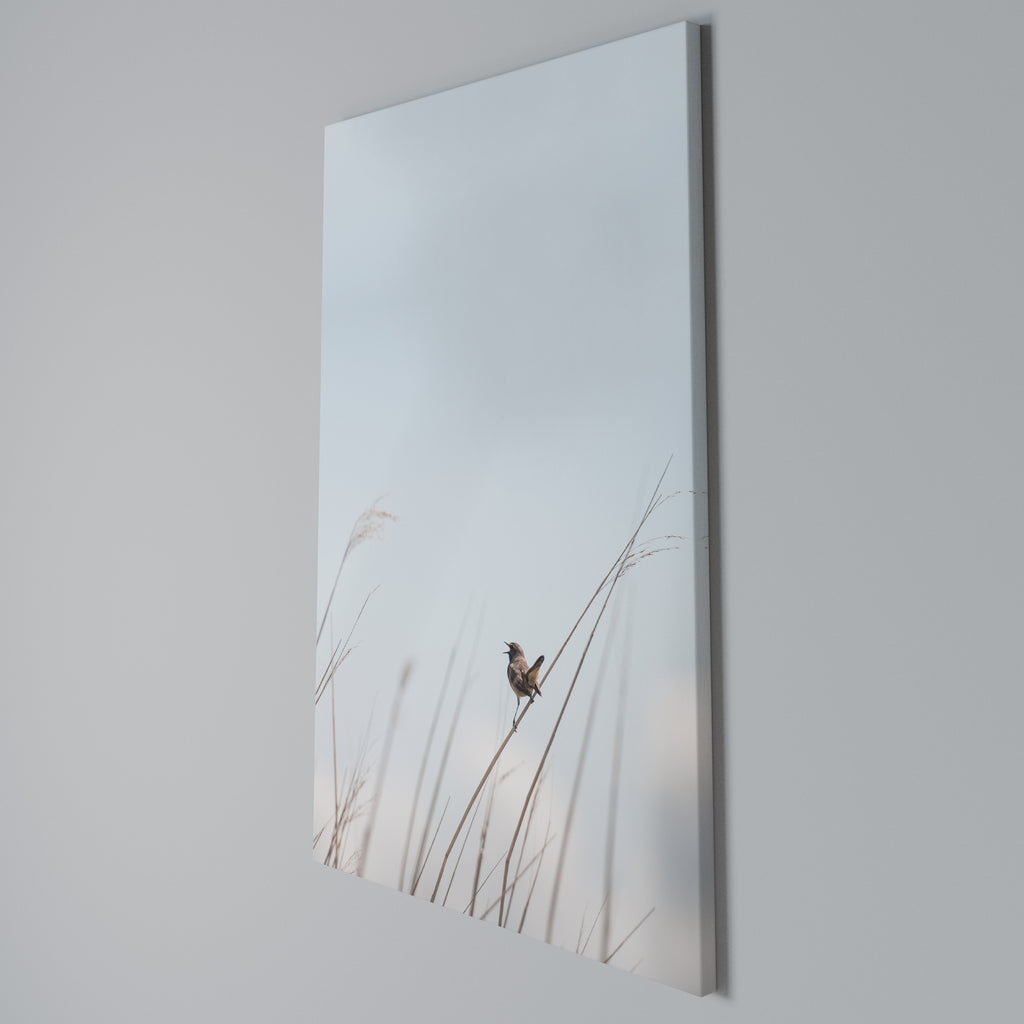 NATURE'S CHORUS Vertical Canvas Print